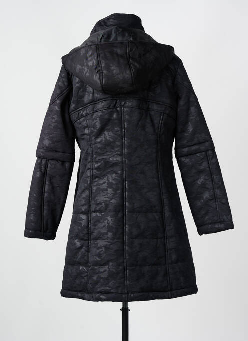 Manteau long noir FRED SABATIER pour femme