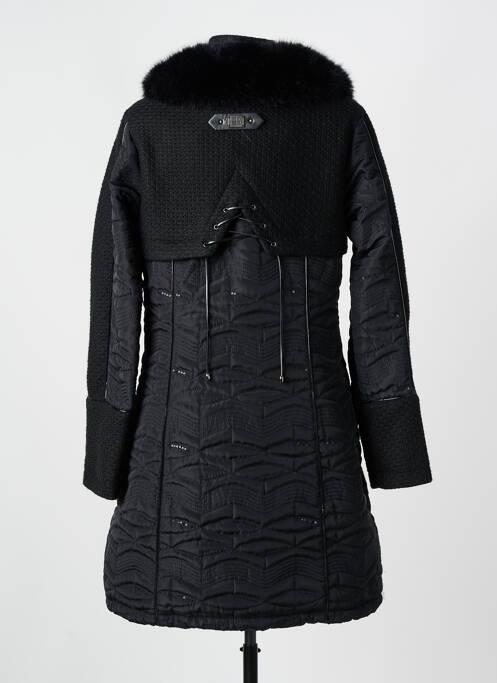 Manteau long noir FRED SABATIER pour femme