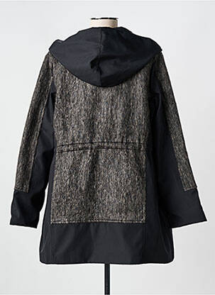 Parka manches longues a capuche gris EVER SASSY femme