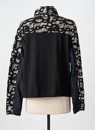 Veste casual poches noir EVER SASSY femme