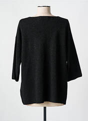 Gilet manches longues noir GRIFFON pour femme seconde vue