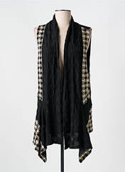 Gilet sans manche noir FRANCK ANNA pour femme seconde vue