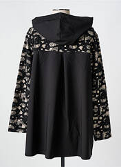 Sweat-shirt à capuche noir EVER SASSY pour femme seconde vue