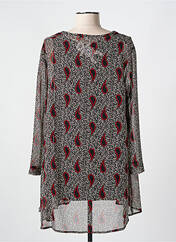 Tunique manches longues noir FRANCK ANNA pour femme seconde vue