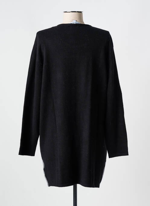 Gilet manches longues coupe cintrée noir PASSIONI femme