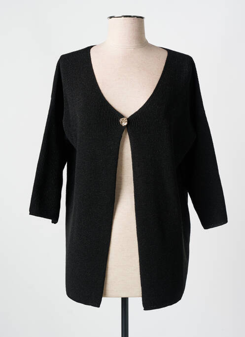 Gilet manches longues noir GRIFFON pour femme