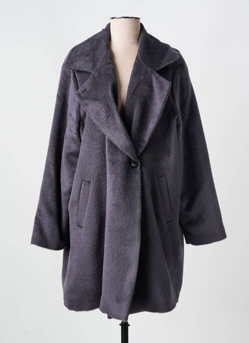 Manteau long gris DEVERNOIS pour femme
