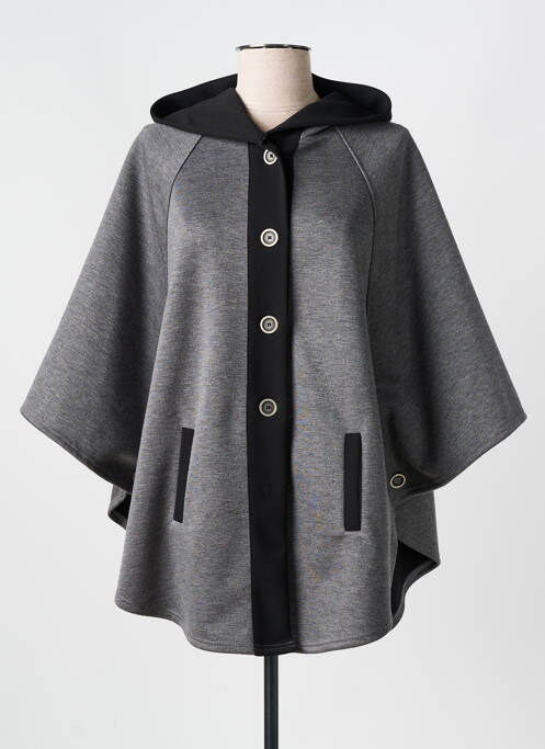 Poncho gris MERI & ESCA pour femme