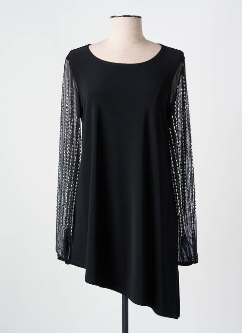 Tunique manches longues noir JOSEPH RIBKOFF pour femme