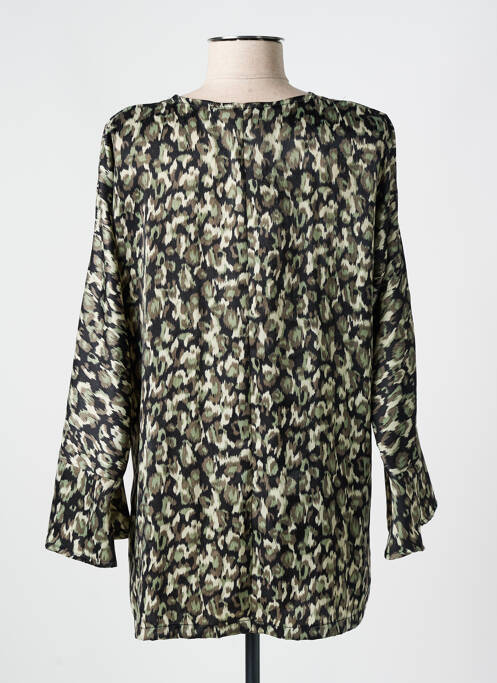 Tunique manches longues vert KAKIE pour femme