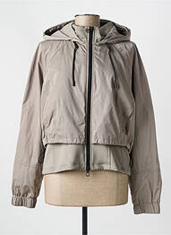 Coupe-vent poches a capuche gris MARC AUREL femme