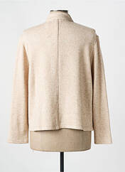 Gilet manches longues beige FRANK WALDER pour femme seconde vue