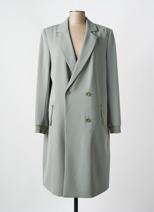Manteau long vert MARC AUREL pour femme