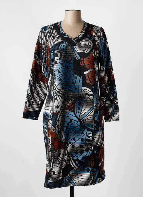 Robe mi-longue noir GUY DUBOUIS pour femme