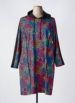 Robe mi-longue manches longues manches longues noir MERI & ESCA femme