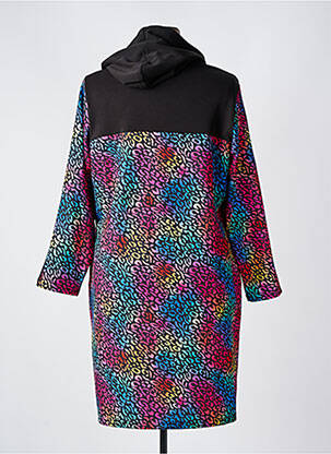 Robe mi-longue manches longues manches longues noir MERI & ESCA femme