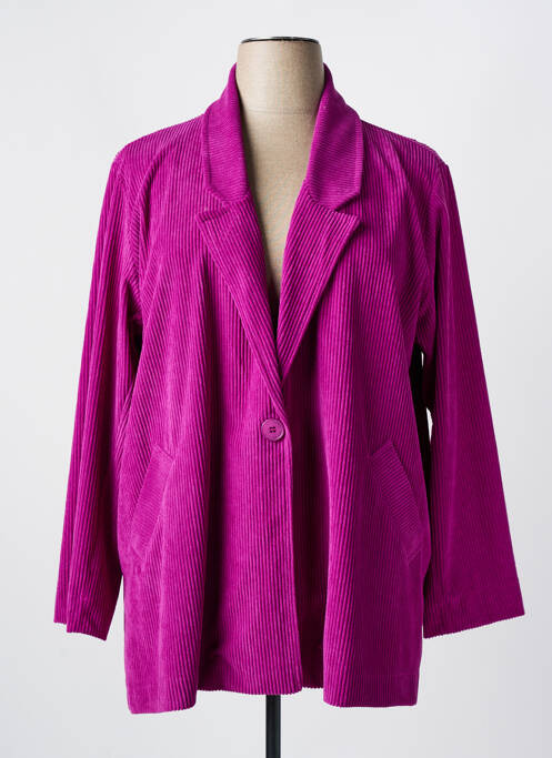 Blazer violet KAKIE pour femme