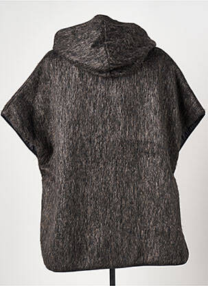 Veste casual col rond gris EVER SASSY femme