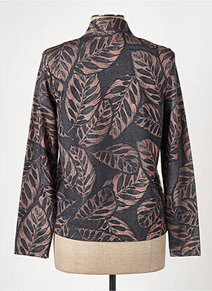 Veste casual coupe cintrée marron FRANK WALDER femme