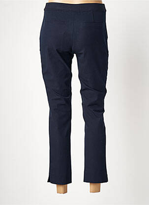 Pantalon 7/8 stretch taille normale bleu DEVERNOIS femme