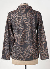 T-shirt marron FRANK WALDER pour femme seconde vue