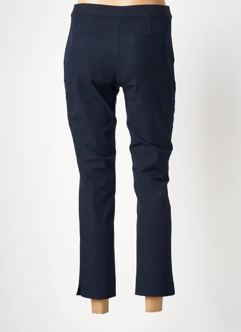 Pantalon 7/8 stretch taille normale bleu DEVERNOIS femme