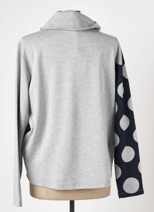 Pull col roulé gris EVER SASSY pour femme