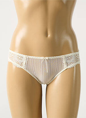 Culotte broderie beige BARBARA femme