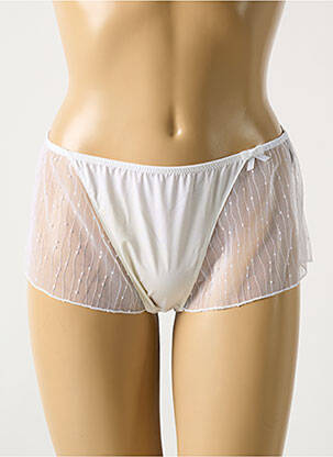 Shorty broderie blanc BARBARA femme