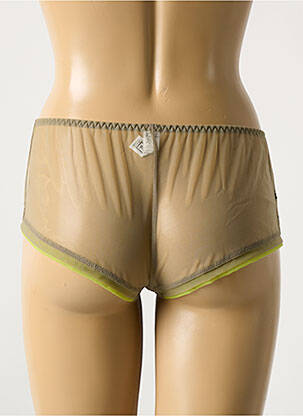 Shorty broderie vert BARBARA femme