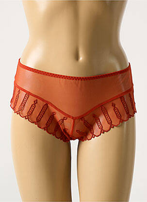 Shorty shorty orange BARBARA femme