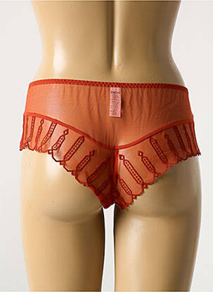 Shorty shorty orange BARBARA femme