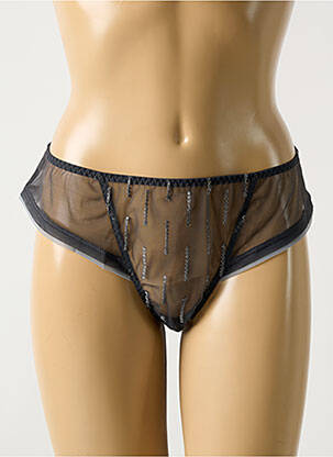 Tanga broderie gris BARBARA femme