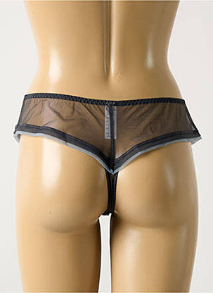 Tanga broderie gris BARBARA femme