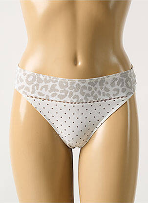 Tanga tanga blanc BARBARA femme