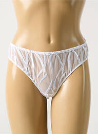 Tanga broderie blanc BARBARA femme