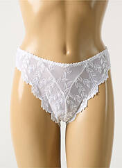 Tanga blanc BARBARA pour femme seconde vue