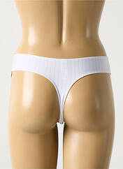 Tanga blanc BARBARA pour femme seconde vue