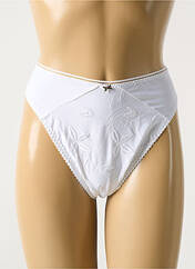 Tanga blanc BARBARA pour femme seconde vue