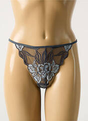 Tanga gris BARBARA pour femme seconde vue