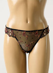 Tanga noir BARBARA pour femme seconde vue