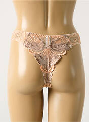 Tanga orange BARBARA pour femme seconde vue
