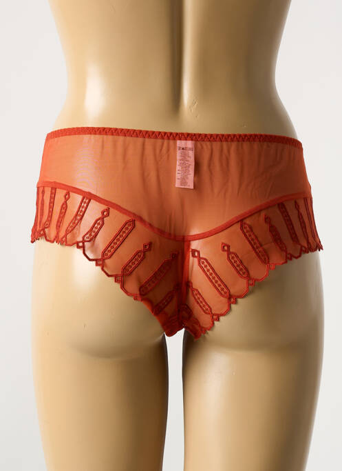 Shorty orange BARBARA pour femme