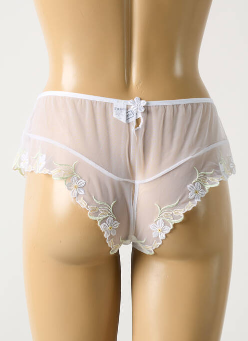 Tanga blanc BARBARA pour femme