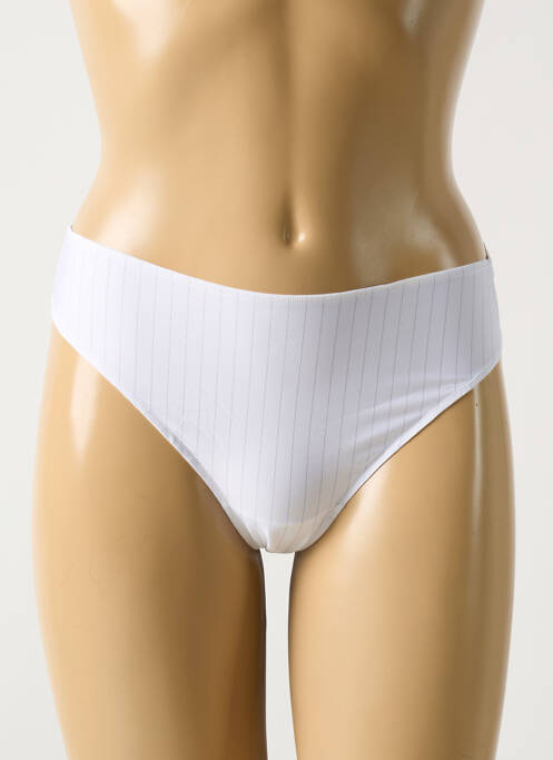 Tanga blanc BARBARA pour femme