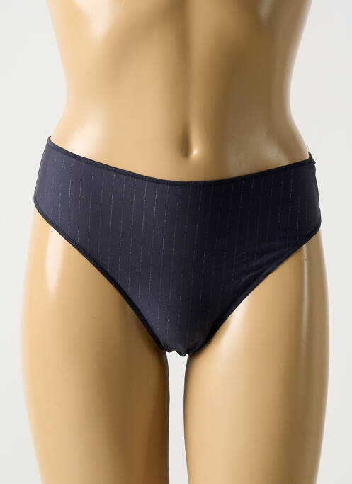 Tanga gris BARBARA pour femme
