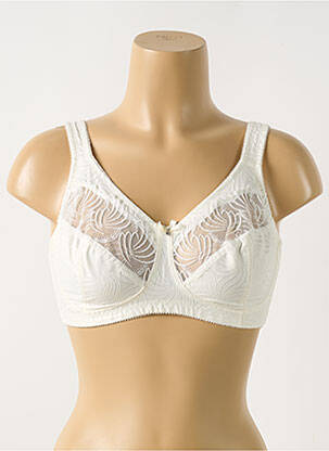 Soutien-gorge sans armature haut soutien-gorge emboitant blanc PIEGE femme