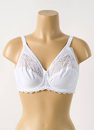 Soutien-gorge tissage dentelle blanc TRIUMPH femme