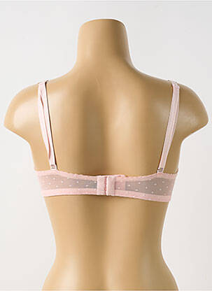 Soutien-gorge broderie haut soutien-gorge moulé rose BARBARA femme