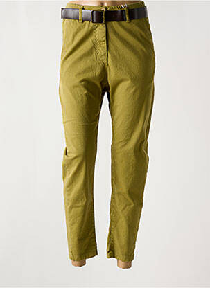 Pantalon slim taille élastique taille normale vert PLEASE femme